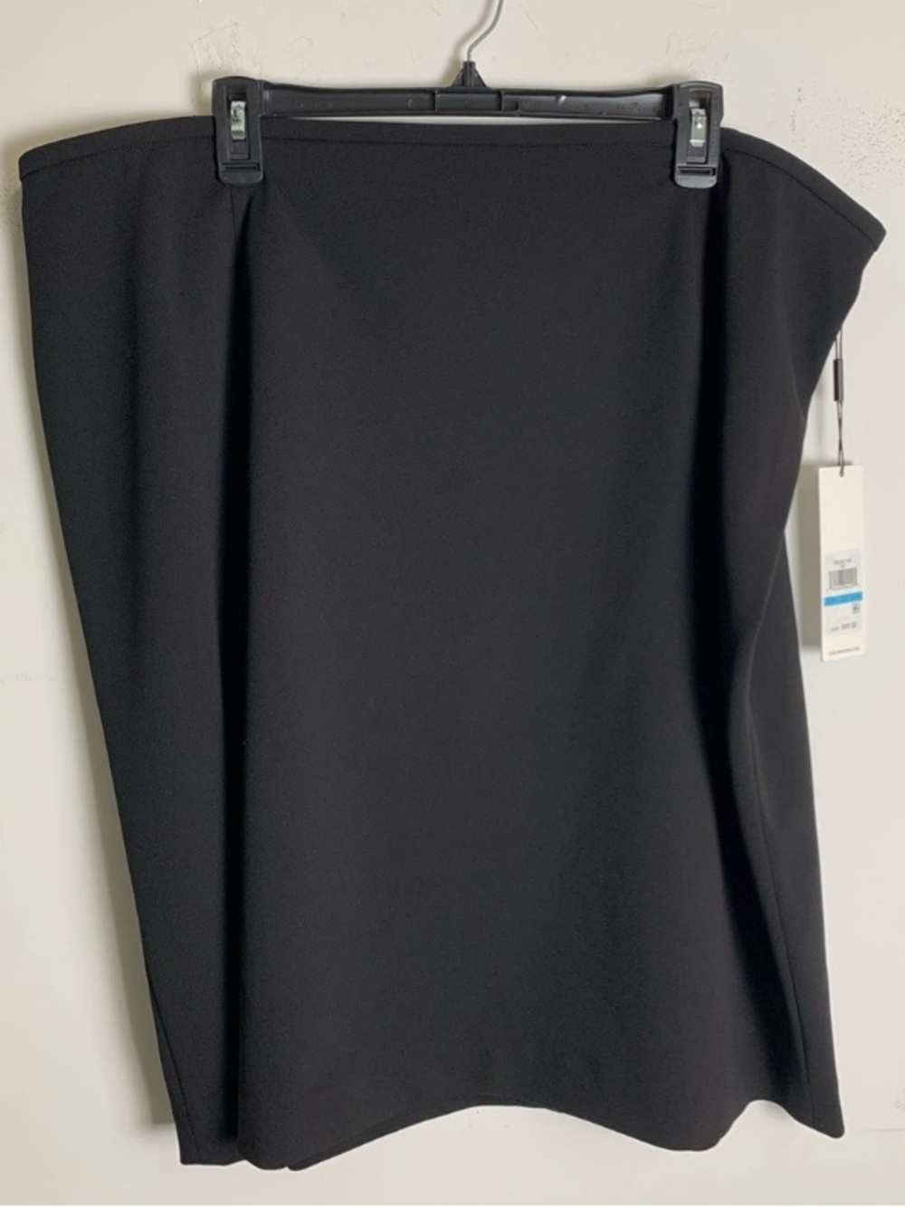 Calvin Klein Black Classic Pencil Skirt
